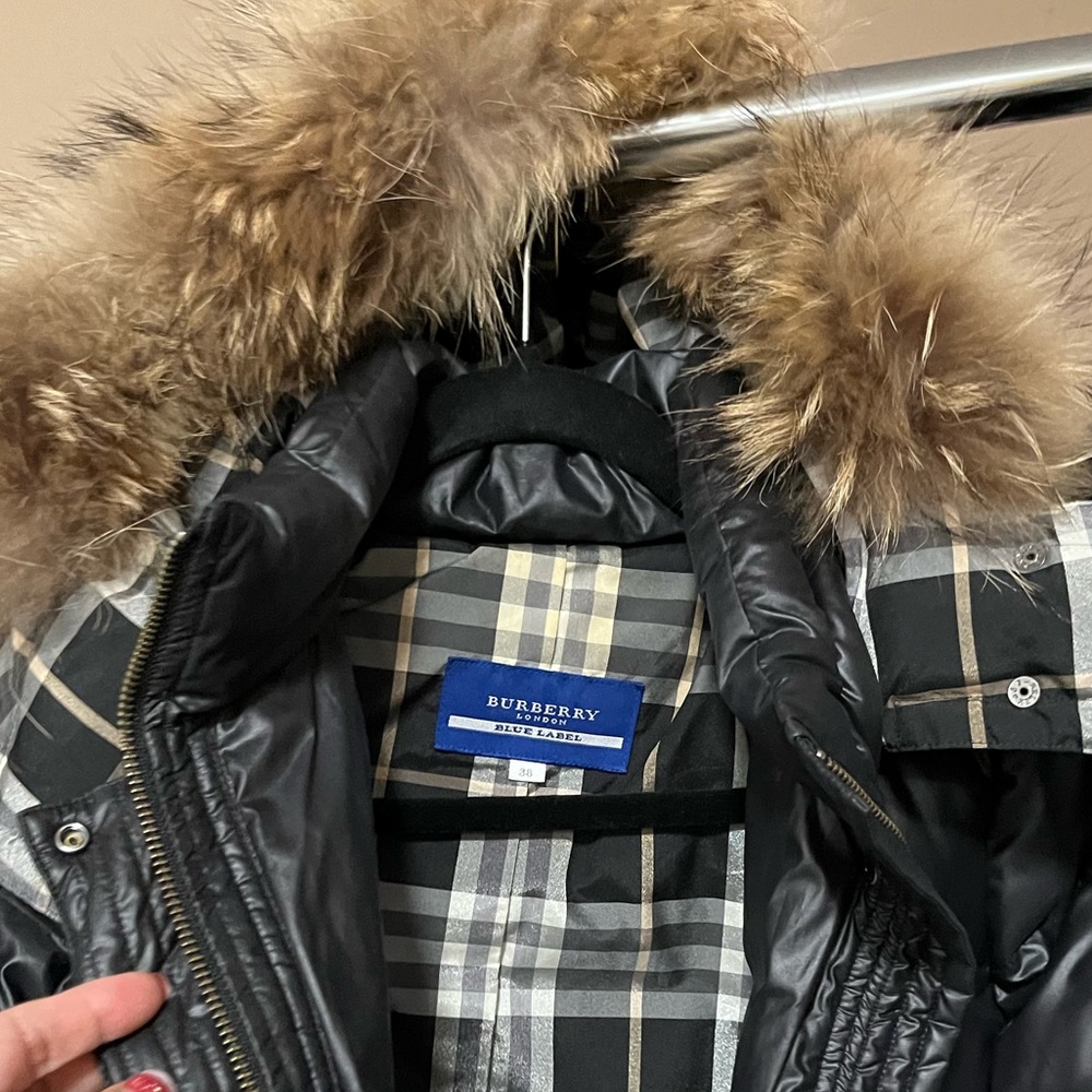 Authentic Burberry Blue Label Down Jacket Down Co… - image 8